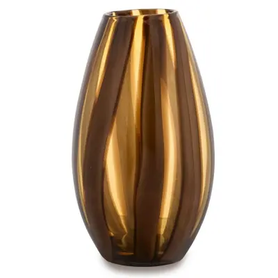 Vaza Brass 18,5xh32,5cm / steklo