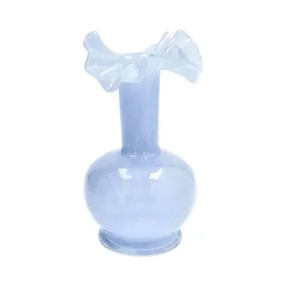 Vaza Astrid h20cm / modra / steklo