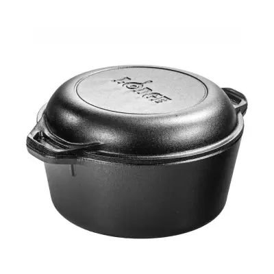 Ponev Double 26,5cm Seasoned Cast Iron / indukcija / lito železo
