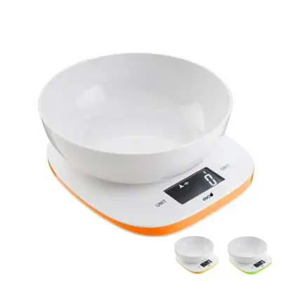 Digitalna kuhinjska tehtnica s posodo 1g-5kg / več barv / ABS