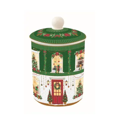 Doza za kekse Festive Avenue 11,5xh18cm / porcelan