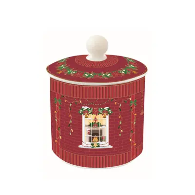 Doza Festive Avenue 10,5xh13cm / porcelan