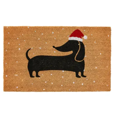 Predpražnik Xmas 75x45cm / jazbečar / kokos