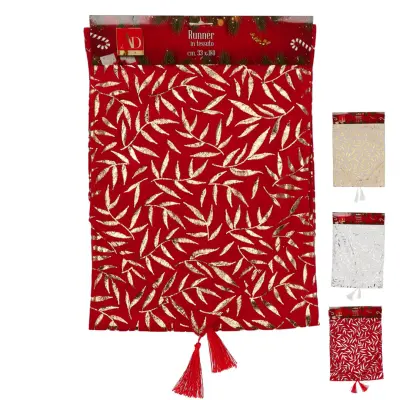 Novoletni nadprt s cofom 180x33cm / več barv / poliester