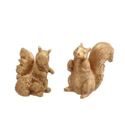 Novoletna figura Veverica 10x7xh11cm / poliresina