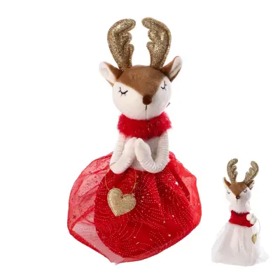 Novoletna figura Košuta 20x15xh30cm / več barv / tekstil
