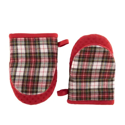 Set kuhinjska prijemalka Xmas Tiseco 14x20cm / 2 kos / bombaž, silikon