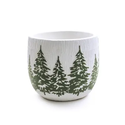 Cvetlični lonec Smreka 16xh18cm / beton