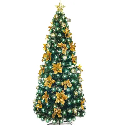 Novoletna smreka z optičnimi vlakni Denali 85xh180cm / plastika
