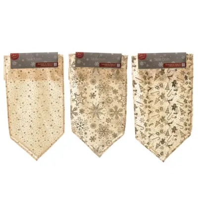 Novoletni nadprt 150x32cm / bež / poliester