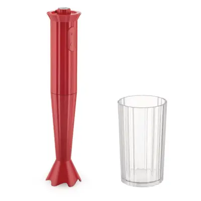 Plisse palični mešalnik 500w / rdečl / termoplastika