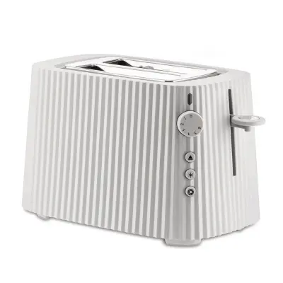 Opekač kruha toaster Plisse 34x18,5cm / 850w / bel / termoplastika, inox