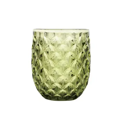 Set kozarec za vodo, sok Scudo 300ml / zelen / 6 kos / steklo