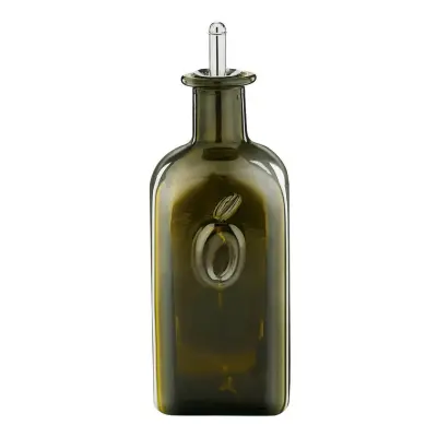 Steklenica za olje Coratina 500ml / zelena / steklo, inox