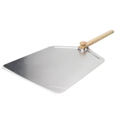 Lopar za pizzo 70x30cm / aluminij, les