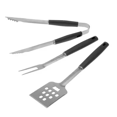 Set za žar BBQ / 3-delni / inox, bakelit