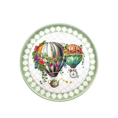 Pladenj Wonderland 22cm / okrogel / plastika