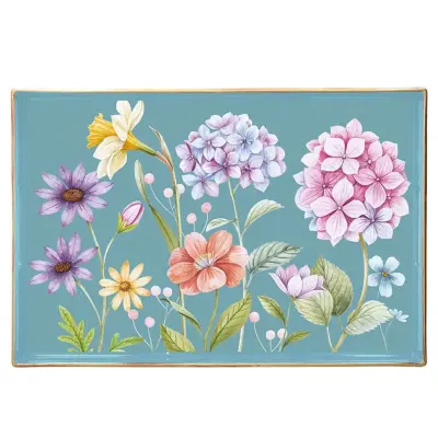 Pladenj Summmer Time 40x26cm / pravokoten / plastika