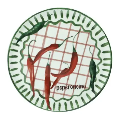 Krožnik za pizzo Cinzia 33cm / čili / porcelan