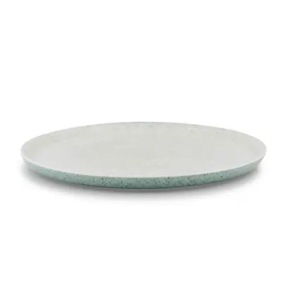 Plitev krožnik Materia 27cm / zelen / porcelan