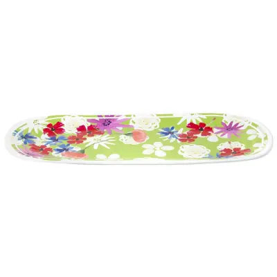 Krožnik Floreal 38x15cm / ovalen / melamin