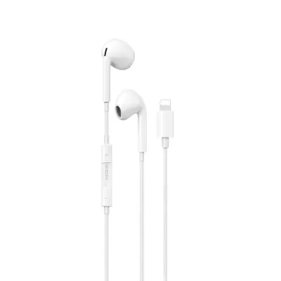 SLUŠALKE DUDAO X14PROL-W1 LIGHTNING ZA IPHONE 12 13 14 BELE Z NIZKIMI TONI