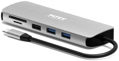USB-C priklopna postaja PORT 9IN1 USB-C 1X4K HDMI 85W