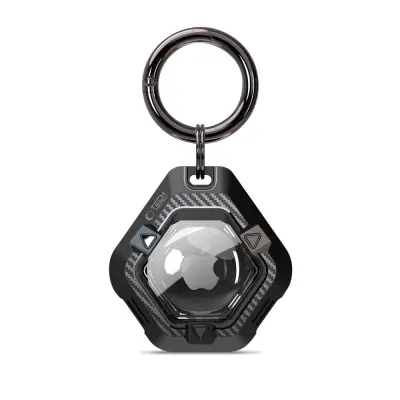 ZAŠČITNI OVITEK TECH-PROTECT ZA AIRTAG 1 2 APPLE, ČRN, VISOKI