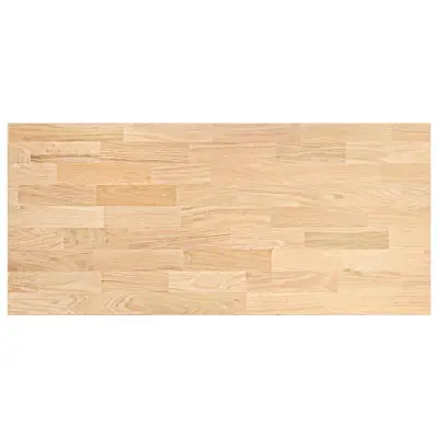 vidaXL Kuhinjska delovna plošča 140x63,5x2,7 cm trdna hrastovina