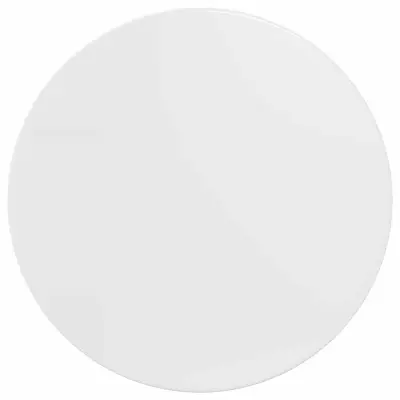 vidaXL Nepremična površina Bela z visokim sijajem Ø 70 x 1,5 cm