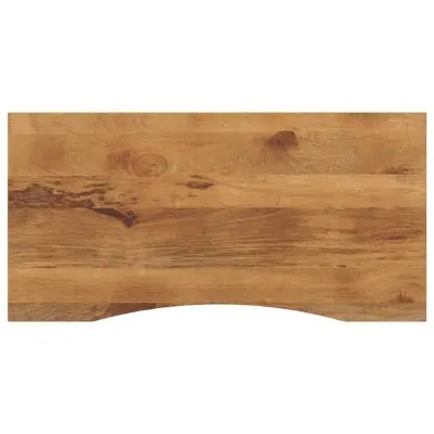 vidaXL Mizna plošča ukrivljena 140x50x2,5 cm trden mangov les