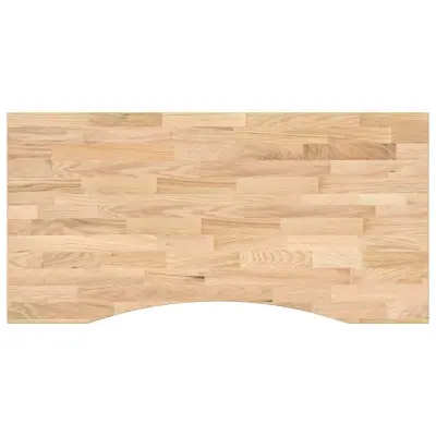 vidaXL Mizna plošča rjava 100x50x2,5 cm trdna hrastovina pravokotna