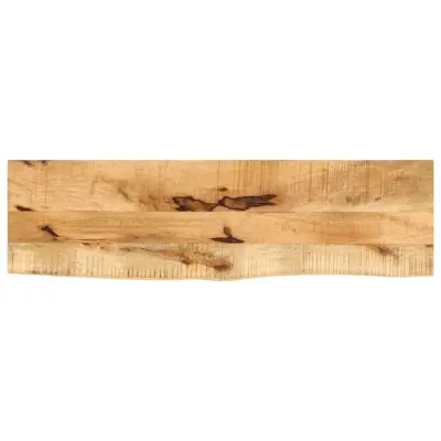 vidaXL Mizna ploš?a 100x20x3,8cm naraven rob trden robusten mangov les