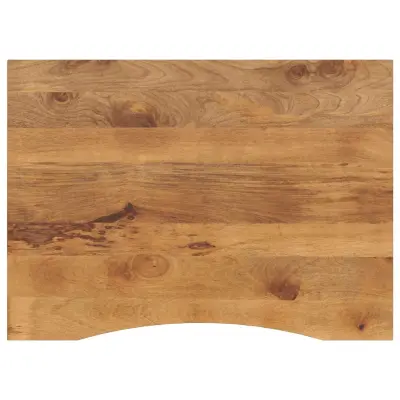 vidaXL Mizna plošča ukrivljena 110x80x2,5 cm trden mangov les