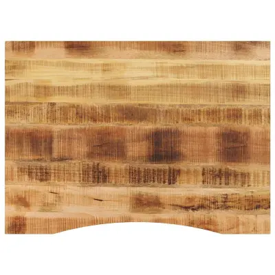 vidaXL Mizna plošča ukrivljena 110x80x2,5 cm trden mangov les