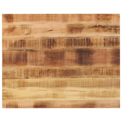 vidaXL Mizna plošča 90x80x3,8 cm pravokotna grob trden mangov les