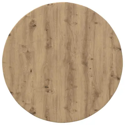 vidaXL Nepremična površina artisan hrast 80 x 80 x 1,5 cm