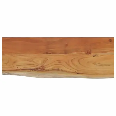 vidaXL Stenska polica 50x20x3,8 cm pravokotna akacija naraven rob