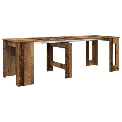 vidaXL Jedilna miza 240 x 85 x 75 cm Inženirski les Star les