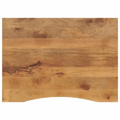 vidaXL Mizna plošča ukrivljena 100x80x2,5 cm trden mangov les