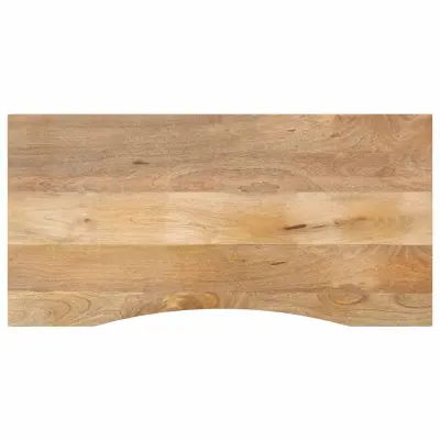 vidaXL Mizna plošča ukrivljena 110x50x2,5 cm trden mangov les