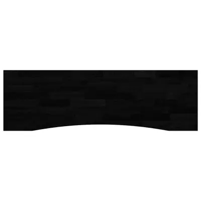vidaXL Mizna plošča temno rjava 160x50x2,5 cm trdna hrastovina