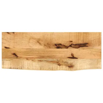 vidaXL Mizna plošča 70x20x3,8 cm naraven rob trden robusten mangov les