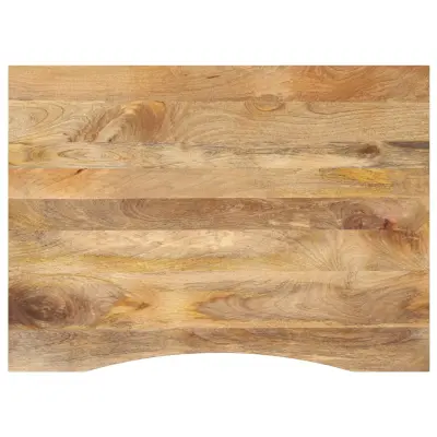 vidaXL Mizna plošča ukrivljena 110x80x2,5 cm trden mangov les