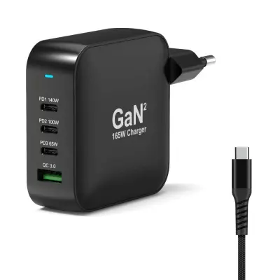 Polnilec PORT TYPE C 165W GAN2 + KABEL 2M