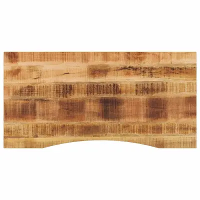 vidaXL Mizna plošča ukrivljena 140x50x2,5 cm trden mangov les