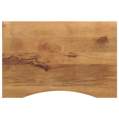 vidaXL Mizna plošča ukrivljena 80x50x2,5 cm trden mangov les