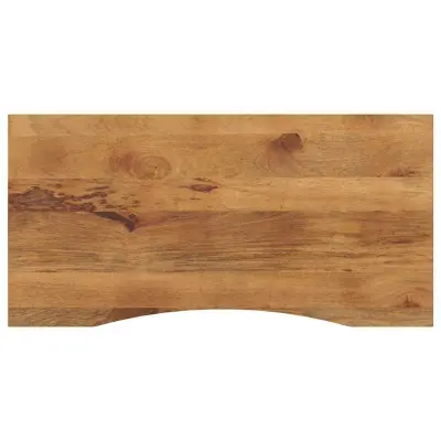 vidaXL Mizna plošča ukrivljena 110x50x2,5 cm trden mangov les