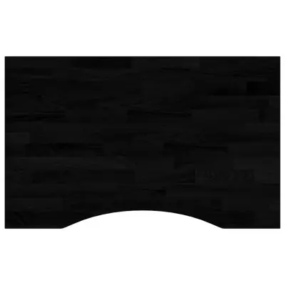 vidaXL Mizna plošča temno rjava 80x60x2,5 cm trdna hrastovina