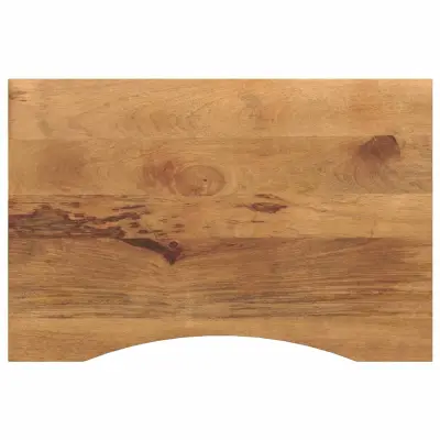 vidaXL Mizna plošča ukrivljena 90x50x2,5 cm trden mangov les